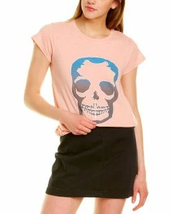Zadig & Voltaire Skinny Degrade Skull T-Shirt Women Tops