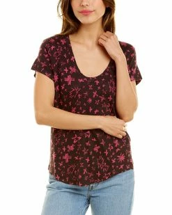 Zadig & Voltaire Aretha Linen T-Shirt Women Tops