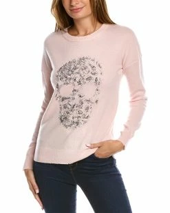 Zadig & Voltaire Gaby Skull Strass Wool & Cashmere-Blend Sweater Women Sweaters & Knits