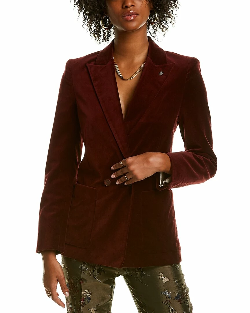 Zadig & Voltaire Viscko Velvet Blazer Women Suits & Separates