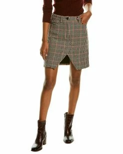 Zadig & Voltaire Jeu Wool-Blend Car Skirt Women Skirts