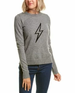 Zadig & Voltaire Miss Flash Intarsia Wool & Cashmere-Blend Sweater Women Sweaters & Knits
