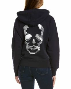 Zadig & Voltaire Clipper Camo Skull Hoodie Women Activewear & Loungewear