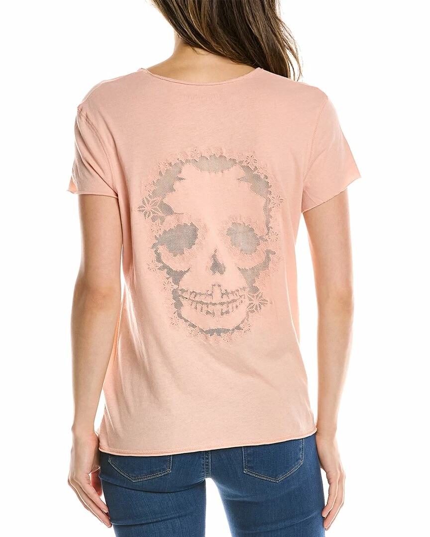 Zadig & Voltaire Story Skull Fishnet T-Shirt Women Sweaters & Knits - Image 2