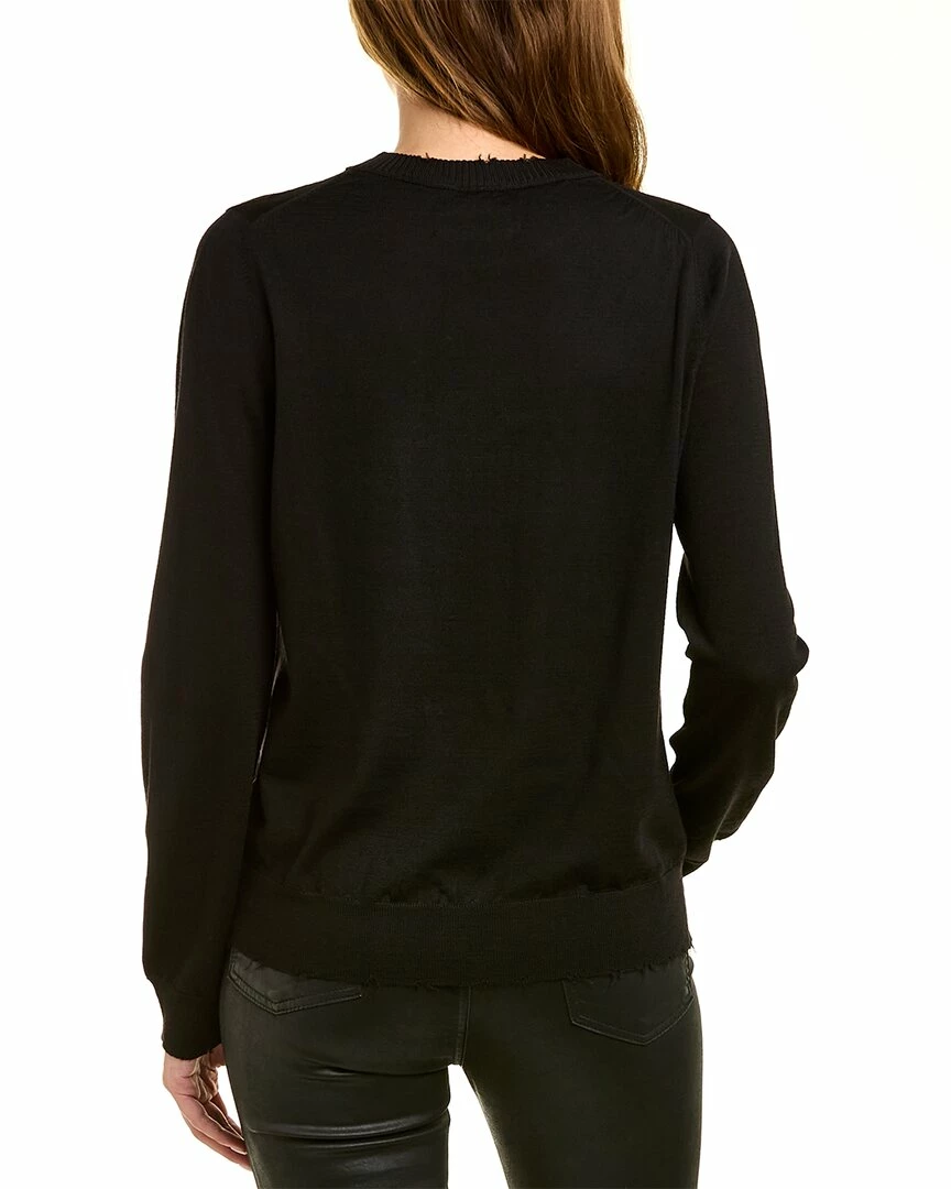 Zadig & Voltaire Star Intarsia Wool Top Women Sweaters & Knits - Image 2