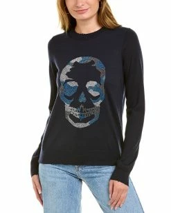 Zadig & Voltaire Miss Amour Strass Wool Sweater Women Sweaters & Knits