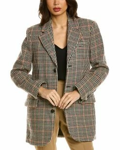 Zadig & Voltaire Vespa Wool-Blend Car Jacket Women Suits & Separates