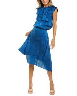 Zadig & Voltaire Racky Jac Silk Midi Dress Women Dresses