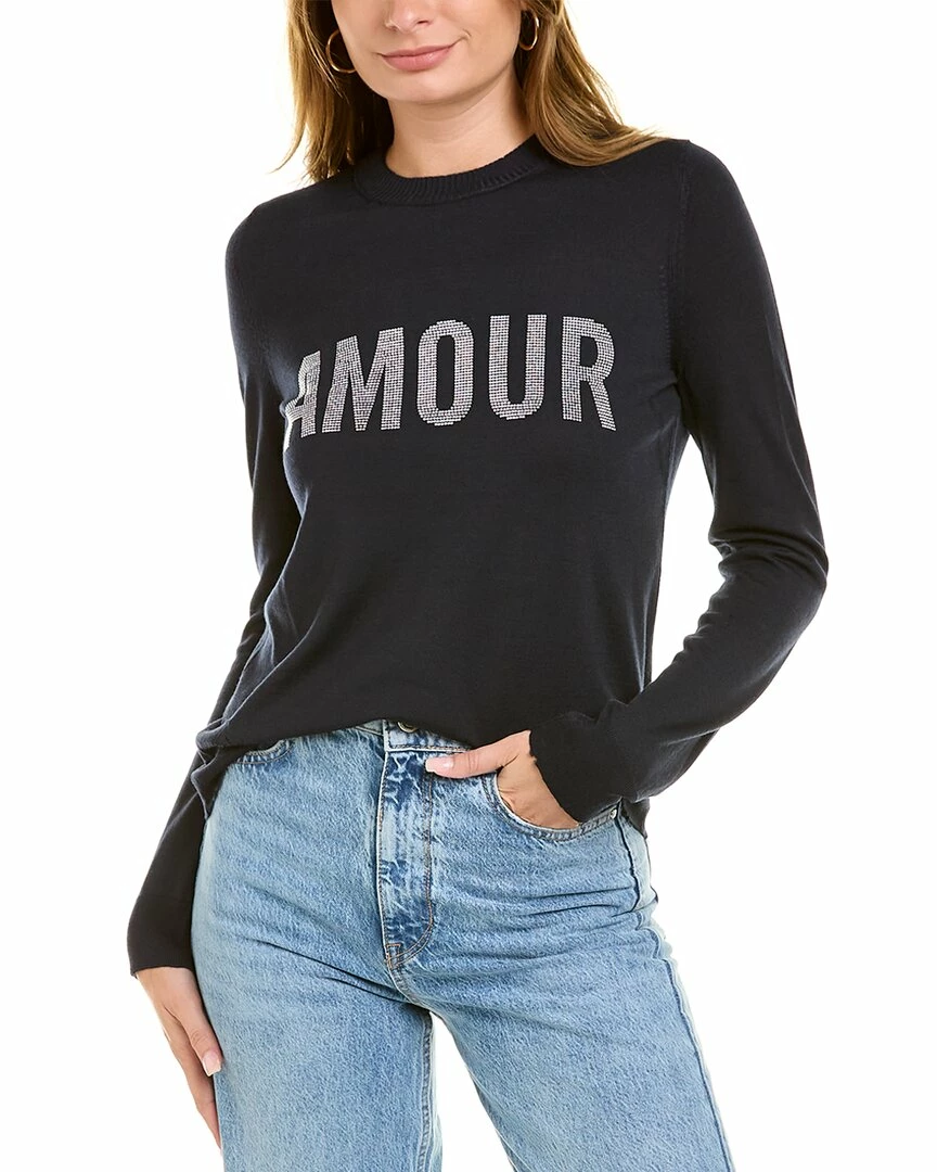Zadig & Voltaire Miss Amour Strass Wool Sweater Women Sweaters & Knits