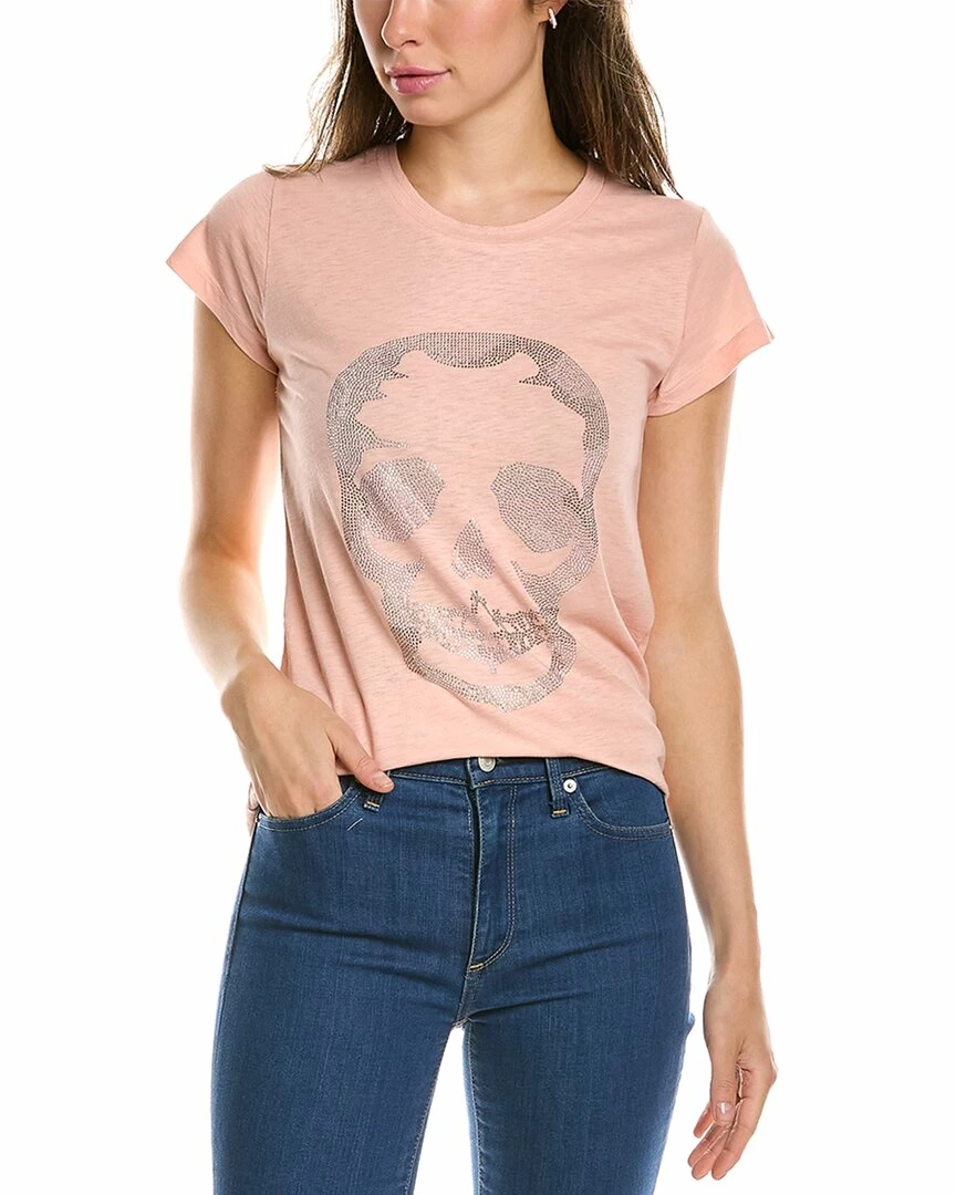 Zadig & Voltaire Skinny Camo Skull Strass T-Shirt Women Sweaters & Knits