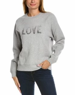 Zadig & Voltaire Gradient Love Strass Sweatshirt Women Activewear & Loungewear