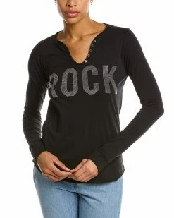 Zadig & Voltaire Tunisien Rock Strass T-Shirt Women Sweaters & Knits