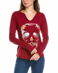 Zadig & Voltaire Tunisien ML Camo Skull T-Shirt Women Sweaters & Knits