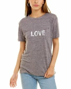 Zadig & Voltaire Linen-Blend Pocket T-Shirt Women Tops