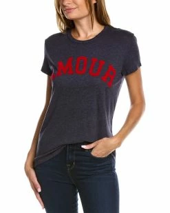 Zadig & Voltaire Walk Flock Amour T-Shirt Women Sweaters & Knits