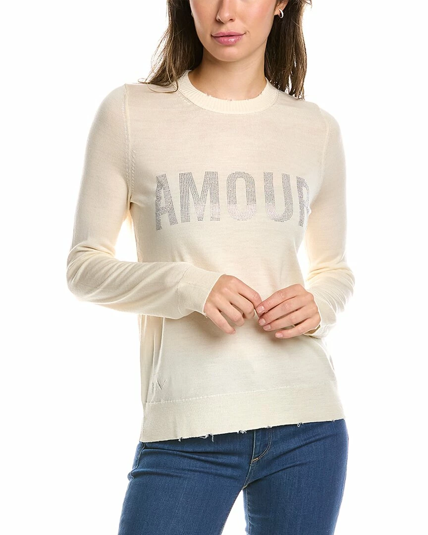 Zadig & Voltaire Miss Amour Strass Wool Sweater Women Sweaters & Knits