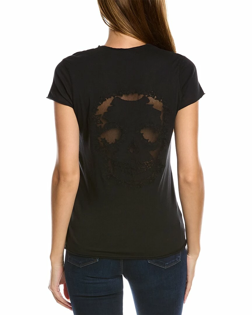 Zadig & Voltaire Skull Fishnet T-Shirt Women Sweaters & Knits - Image 2