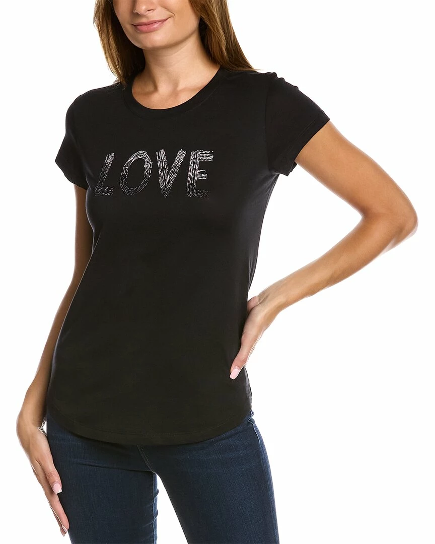 Zadig & Voltaire Woop Gradient Love Strass T-Shirt Women Sweaters & Knits