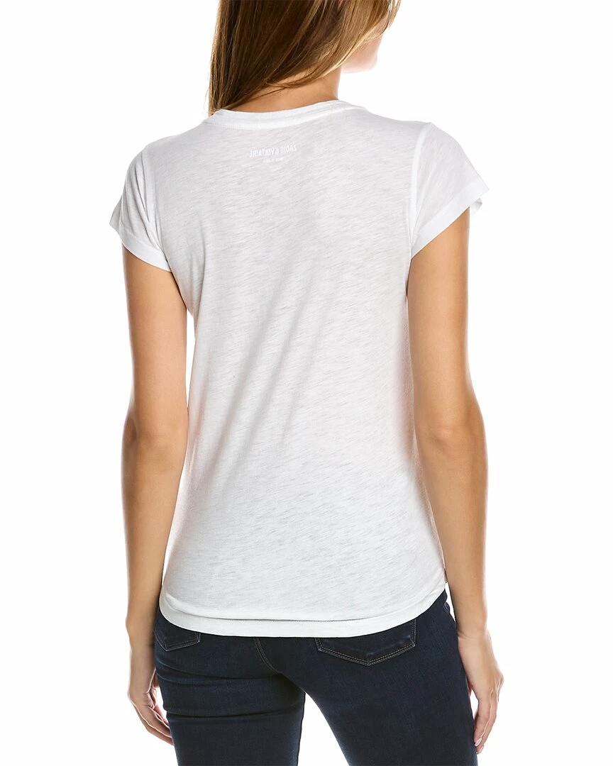 Zadig & Voltaire Skinny Camo Skull Strass T-Shirt Women Sweaters & Knits - Image 2