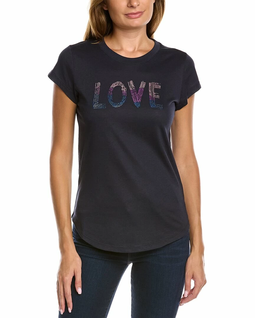 Zadig & Voltaire Woop Gradient Love Strass T-Shirt Women Sweaters & Knits