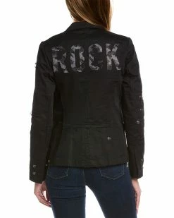 Zadig & Voltaire Virginia Rock Strass Jacket Women Outerwear