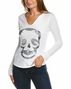 Zadig & Voltaire Tunisien ML Camo Skull T-Shirt Women Sweaters & Knits